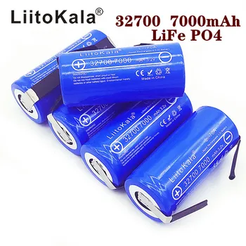 LiitoKala Lii-70A 32700 lifepo4 3.2 V 7000mAh 33A 55A suvirinimo juostelės atsuktuvas elektrinis dviratis su baterija - 