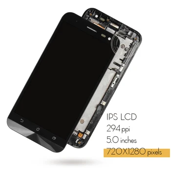 Už Asus Zenfone 2 Lazerio ZE500KL LCD Ekranas Jutiklinis Ekranas skaitmeninis keitiklis Asamblėjos Pakeisti Asus ZE500KG Z00RD LCD Ekranas - 