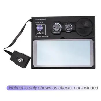 DIN9-DIN13 Skaitmeninis LCD Ekranas Saulės Auto Patamsėjimą Elektros Suvirinimo Šalmas Kaukė suvirintojas Bžūp Akinių Lęšių UV SPINDULIŲ Filtras Šalmas - 