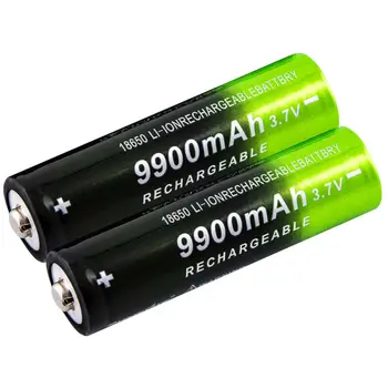 3.7 V 18650 9900mAh daugkartinio Įkrovimo Baterija Didelės Talpos Li-ion daugkartinio Įkrovimo Baterija Žibintuvėlį, Fakelą žibintai, Baterija - 