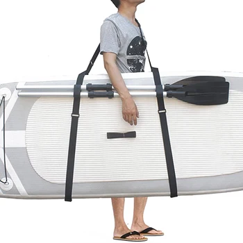 Reguliuojamas Burlenčių Peties Carry Sling Atsistoti Paddleboard Dirželis Sup lenta Naršyti pelekai irklas wakeboard banglenčių baidarių Naujas - 