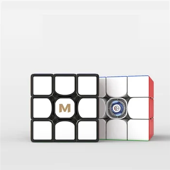 Karšto Originalus Yongjun YJ MGC3 Elite M 3x3x3 Magnetinio 3*3 Cubo Magico 3x3 Greitis Magic Cube MGC Elito Švietimo Žaislas vaikas dovanos - 