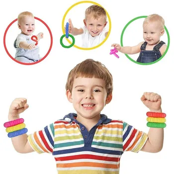Vaikai Fidget Žaislai Autizmo Jutimo Vamzdžiai Įtempių Ankstyvo Vystymosi Švietimo Lankstymo Žaislas - 