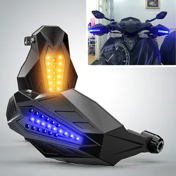 LED Motociklo handguard prekinis, galinis Stiklo Motokroso Rankų apsaugos bmw f800gs 