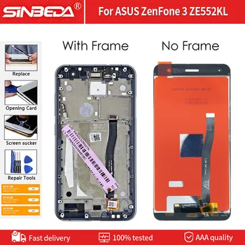 5.5 colių LCD ASUS ZenFone 3 ZE552KL LCD Ekranas Jutiklinis Ekranas Su Frame skaitmeninis keitiklis Asamblėjos ZE552kl Z012D Z012DC Z012DA - 
