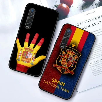 Ispanija ispanijos vėliava KOLEGA Rasti X2 A93 A92 A73 A72 A53 A32 A31 A12 A12E A11X A1K AX7 A5 Neo Pro Black Telefono dėklas - 