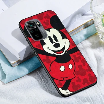 Disney Mickey Ir Minne Mados Xiaomi Redmi 10 Pastaba 10S 9 9T 9S 8 8T Pro Max Black TPU Minkštas Telefono dėklas - 
