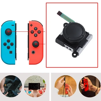 3D Pakeitimo Kreiptuką Analoginis Nykščio Stick Nintendo Jungiklis Džiaugsmas-Con Valdytojas - Įtraukti Tri-Sparnas & Kryžminis Atsuktuvas Įrankis + - 