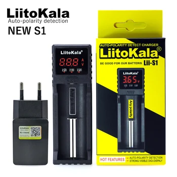 LiitoKala Lii-S1 Lii-S2 Lii-S4 202 402 3.2 V LiFePO4), 3,7 V/3.85 V 18650 ličio jonų baterija, kroviklis, ni-cd AA AAA 26650 - 