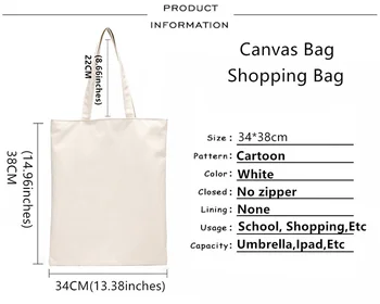 Maneskin pirkinių krepšys drobės bolso nešti perdirbti maišas maišas boodschappentas bag cabas - 