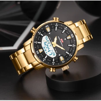 KAT-WACH Vyrų Riešo Sporto Laikrodžiai Vyrams 50M atsparumas Vandeniui Plieno Karinės Kvarco Plaukti Žiūrėti Vyrų Laikrodis Relogio Masculino - 