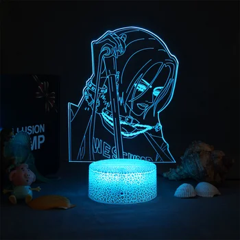 3D LED Lempos Japonų Anime Nana Osaki Šviesos diodų (Led), Miegamojo Dekoro Cool Merginos Gimtadienio Dovana NANA Pav naktinė lempa Dropshipping - 
