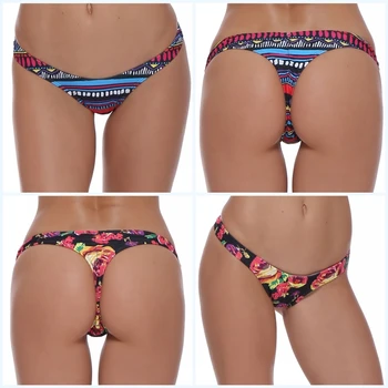 2020 m. Didmeninės tanga Moterų Bikini bottom vientisa spalva G-String Brazilijos Dirželius maudymosi Kostiumėliai, aukštos juosmens maudymosi kostiumėlį Apačioje baseinas - 
