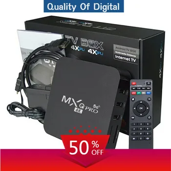 5G 4K Tinklo Grotuvas (Set-Top Box Namų Nuotolinio Valdymo pultą Smart Media Player Android TV Box RK3229-5G Versija - 