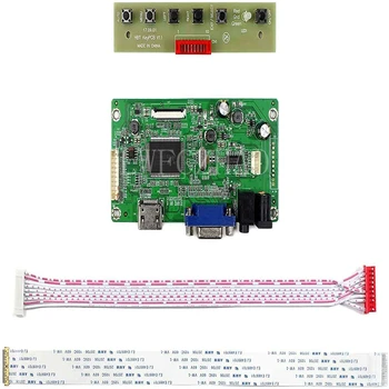 Naujas EDP Kontrolės Valdyba Stebėti Rinkinys B156XTK01.0 HDMI+VGA+Garso LCD LED ekrano Valdiklio plokštės Tvarkyklės - 
