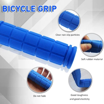 2pcs Bicycle Handlebar Grip Mountain Bike Handle Cover Anti-slip Bicicleta Strong Support MTB Handlebar Cycling Bike Accessories - 