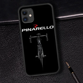 Italijos Dviračių Prekės Pinarello Telefono dėklas, Skirtas Iphone 5 5S SE 2020 6 6S 7 8 Plius 11 12 X Mini XS XR Pro Max juoda atsparumas Vandeniui - 
