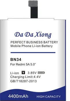 Da Da Xiong Originalios Telefonų Baterijos BN34 už Xiaomi Redmi 5A 5.0