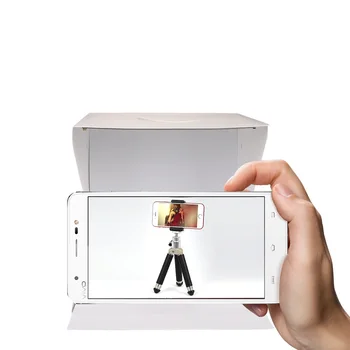Sulankstomas Fotografijos Švieslentę Foto Studija Softbox LED Panel Šviesa Fotografuojant Lauke Rinkinys Photobox Su DSLR Fotoaparatu - 