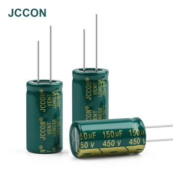JCCON Aliuminio Elektrolitinių Kondensatorių Aukšto Dažnio Low ESR 6.3 V 10V 16V 25V 35V 50V 63V 100V 400V 450V 100UF 220UF 330UF 470UF - 