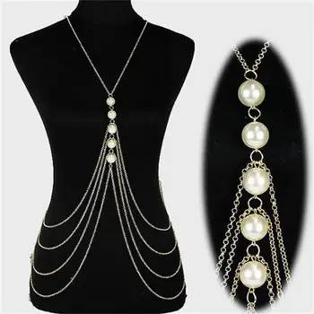 Bohemijos etninės stiliaus ponios mados perlų sexy juosmens grandinės 2021 paprastas, ju raudona juvelyrika fabrikas tiesioginio pardavimo - 