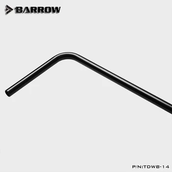 Barrow TB14-490 TSWB-14 VNT vandens aušinimo kaip 14mm dvigubai 90 prebending juoda metallic -padengta vario vamzdis, Vandens Aušinimo Sistema - 