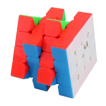 Mažai Magija 4x4x4 Magnetinio Greitis Magic Cube Pasukti Puzzle Žaislas Smegenų Kibinimas 3D IQ Žaidimas Stickerless 4x4 Yuxin 4*4*4 Įvairių Spalvų - 