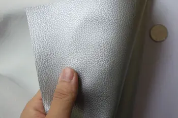 Sidabro Pilkumo PU odos audinio mažų litchi modelis dirbtinės odos sofa automobilių maišelį priemonės 