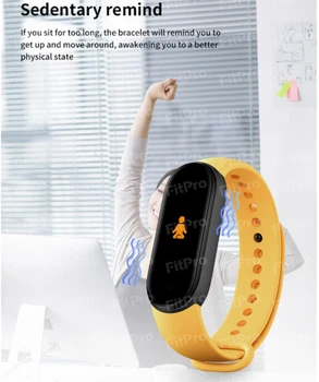 M6 Išmaniųjų Laikrodžių, Apyrankių Spalvų Juostos Kraujo Spaudimo Monitorius Fitneso Spalvotas Ekranas, Smart Žiūrėti Smart Laikrodis Valandų Xiaomi - 