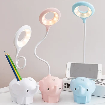 LED Stalo Lempa, Sulankstomas Pritemdomi Touch Stalo Lempa USB Biuro Stalo Šviesa Akis-apsaugoti Studijų Lempa Namų Lovos Pusėje Naktį Skaitymo Šviesa - 