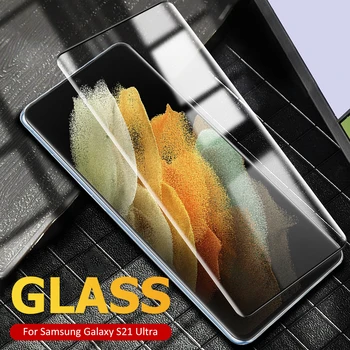 3 VNT Apsauginis Stiklas, Lenktas Samsung Galaxy S20 S21 Ultra S20 FE Plius Screen Protector For Samsung S21 Ultra S20 Plius Filmas - 