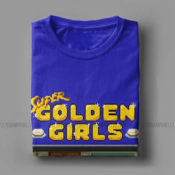 Vyriški T-Shirt Auksinės Mergaitės Vaizdo Žaidimas 2019 Mados Tees Trumpas Rankovės Dorothy 80s Draugas TV Marškinėliai Crewneck Drabužius 6XL - 