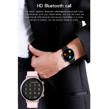 Smart Žiūrėti GW33 PRO+Diržas+Screen Protector, Su Atsiliepti į Skambutį Smartwatch Whatsapp Pranešimo Vandeniui IP68 Samsung iPhone - 