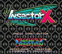 Insector X 16 bitų MD Žaidimo Kortelės Sega Mega Drive, SEGA Genesis - 