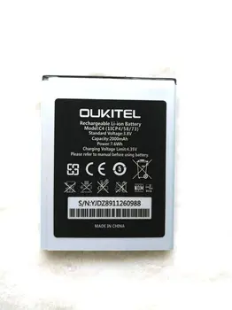 1PCS Nauji Aukštos Kokybės Oukitel C4 Baterija Repalcement Už Oukitel C4 C-4 plius Mobilusis Telefonas - 