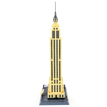 WANGE 5212 Blokai Pasaulyje Garsaus Architektūros Serijos Empire State building iš Žemaičių Juokingi Žaislai Vaikams - 