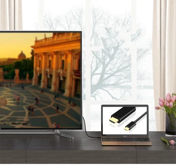 Už BMAX Y13 S13 Y15 X14 Y11 tipas-c eilė HDMI kabelį Prijunkite TV projektorius 4k HD linijos 1080P HD laidas - 