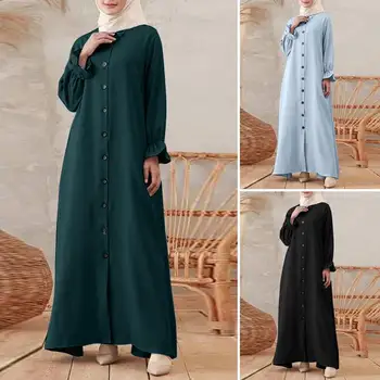 Naujas 2021 musulmonų suknelė moterims Karštą Vasaros Artimųjų Rytų Musulmonų Abaja Moterų Suknelė Rūbeliai Atspausdinta Suknelės - 
