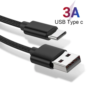 USB C Tipo Kabelis xiaomi redmi k20 pro USB C Mobiliojo Telefono Laidas, Greito Įkrovimo C Tipo Kabelis USB Tipo C Prietaisų 1m - 
