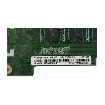 X550CA nešiojamas mothebroard Už Asus A550C X550CC R510C Y581C X550C X550CL X550CA su i5-3337U 4GB HM76 Plokštės Lustų rinkinys - 