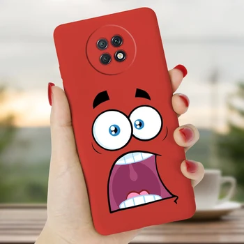 Redmi Pastaba 9T 5G Atveju Atgal Silikoninis Dangtelis Xiaomi Redmi Pastaba 9T 9 T Note9t Bamperis Minkštas Matinis TPU Candy Spalva Animacinių filmų 
