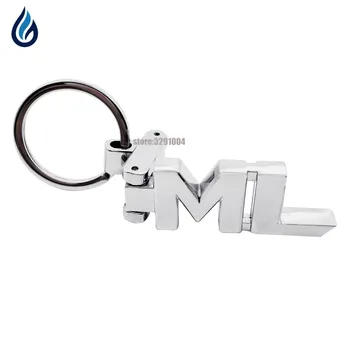 Metalo Keychain paketų prižiūrėtojų raktinę Klavišą Grandinės Žiedas, Skirtas Mercedes-Benz ML320 ML350 ML400 ML450 ML500 ML550 ML55 ML63 AMG W164 W166 Automobilių Stilius - 