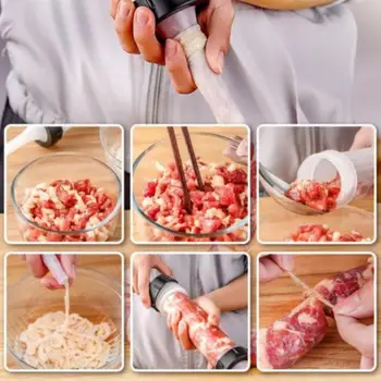 Naminė Dešra Stuffer Dešra Pripildymo Mašina Švirkštų Mėsos Užpildas Maker 
