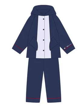 Anime Arknights Orcinus Orca Skadi Koralų Vilnos Gobtuvu Šilta Pižama Mados Sleepwear Pliušinis Homewear Cosplay Viršūnes Kelnės Rinkinys - 