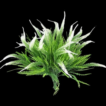 Dirbtinis Anti-Ultravioletinių Gėlių Lauko Netikrą Tropinių Gėlių, Augalų, Rudenį Lapų Ekologiško Plastiko Augalų 6PCS - 