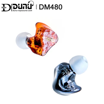 DUNU DM480 Titano Dual Dynamic Driver In-ear Ausinės su 2 Pin/0.78 mm Nuimamas Kabelis 3D Atspausdintas Shell DM-480 - 