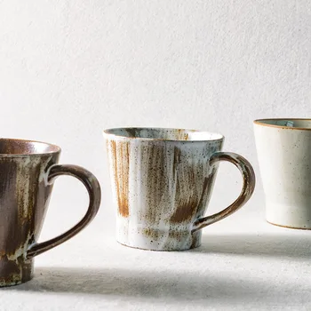 Kūrybos Šviesą Taurės Japonijos Rupi Keramikos Kavos Puodelio Nustatyti Rankų Darbo Ins Keramikos Pora Puodelis Kavos Puodelis Puodeliai, Kavos Puodeliai - 