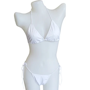 Didmeninė Ekstremalių String maudymosi kostiumėlį Brazilijos Moterų Mini Micro Seksualus maudymosi Kostiumėliai, Brazilija Užpakalis Mielas Mergaičių Plaukti Sekso Bikini DM009 - 