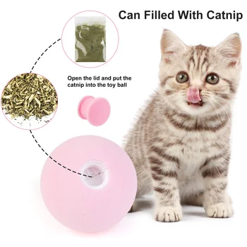 Smart Girgždėti Katė Fidget Žaislai Katėms Priedai Interaktyvus Katžolių Kamuolys Katė Prekių Šuo Žaisti Kamuoliu Pet Piskliwy Globbles Žaislas - 