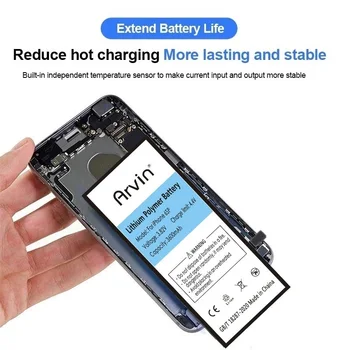 Naujosios AAA 4250 mAh Didelės talpos Mobiliojo Telefono Baterija Apple iPhone 7P Pakeitimo Bateria 